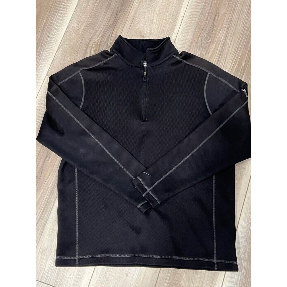Nike Therma-Fit 1/4‎ Zip Black Thermal Men’s Large #241 Golf Rock Golf Club - Picture 2 of 5